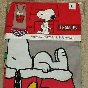 Women's 2 Piece Tank & Panty Christmas Sleep Set S